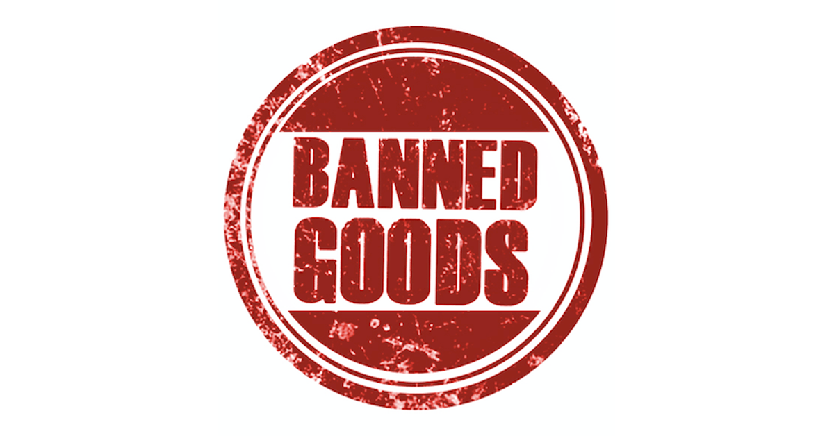 yeezy slippers banned goods