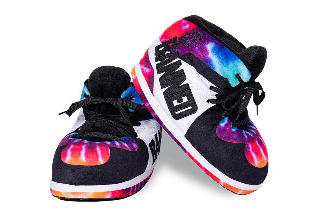 Banned Goods Launch Tie Dye Slipper For Autism Awareness Month 2021 - BANNED GOODS