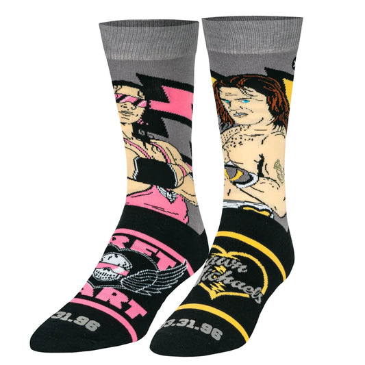 BRET HART VS SHAWN MICHAELS SOCKS