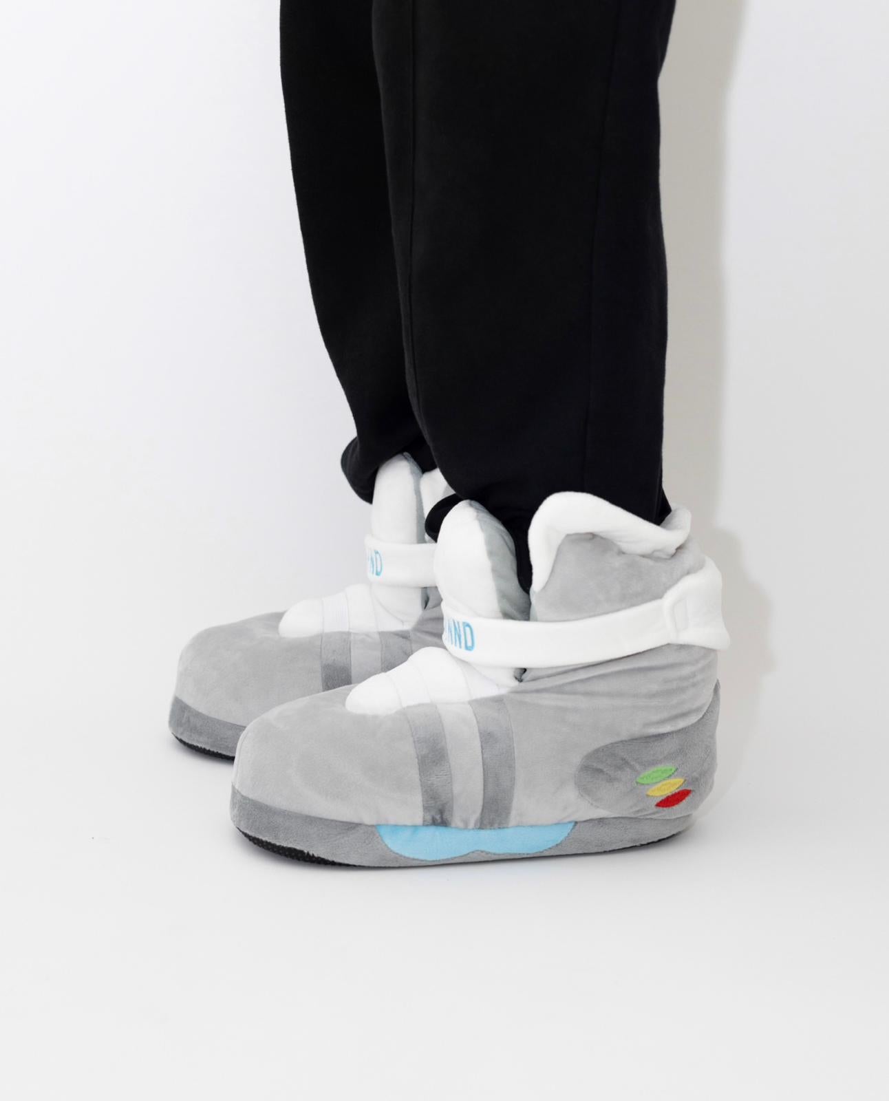 MAGS Gray Hi Top Sneaker Slippers Banned Goods B GOODS