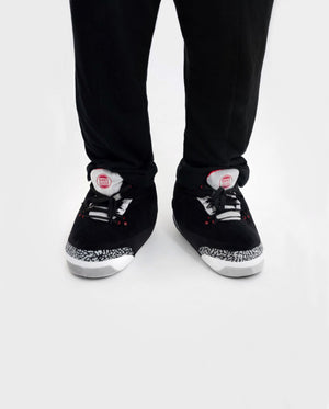 Black/Gray BC3 Sneaker Slippers