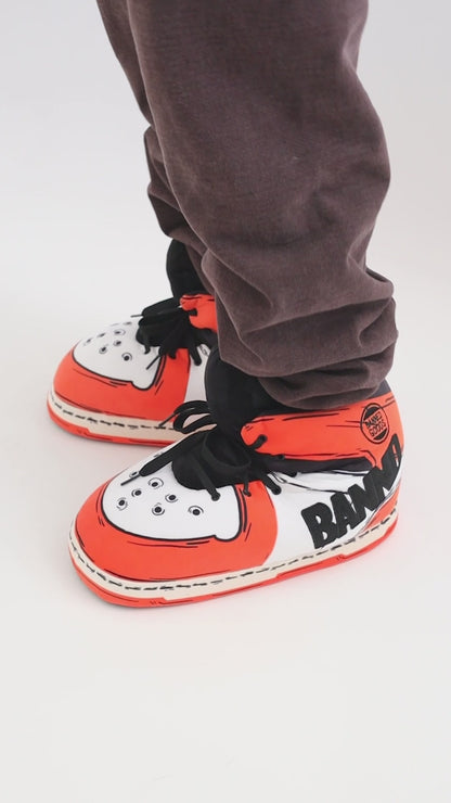 "OG" Orange Toon Sneaker Slippers