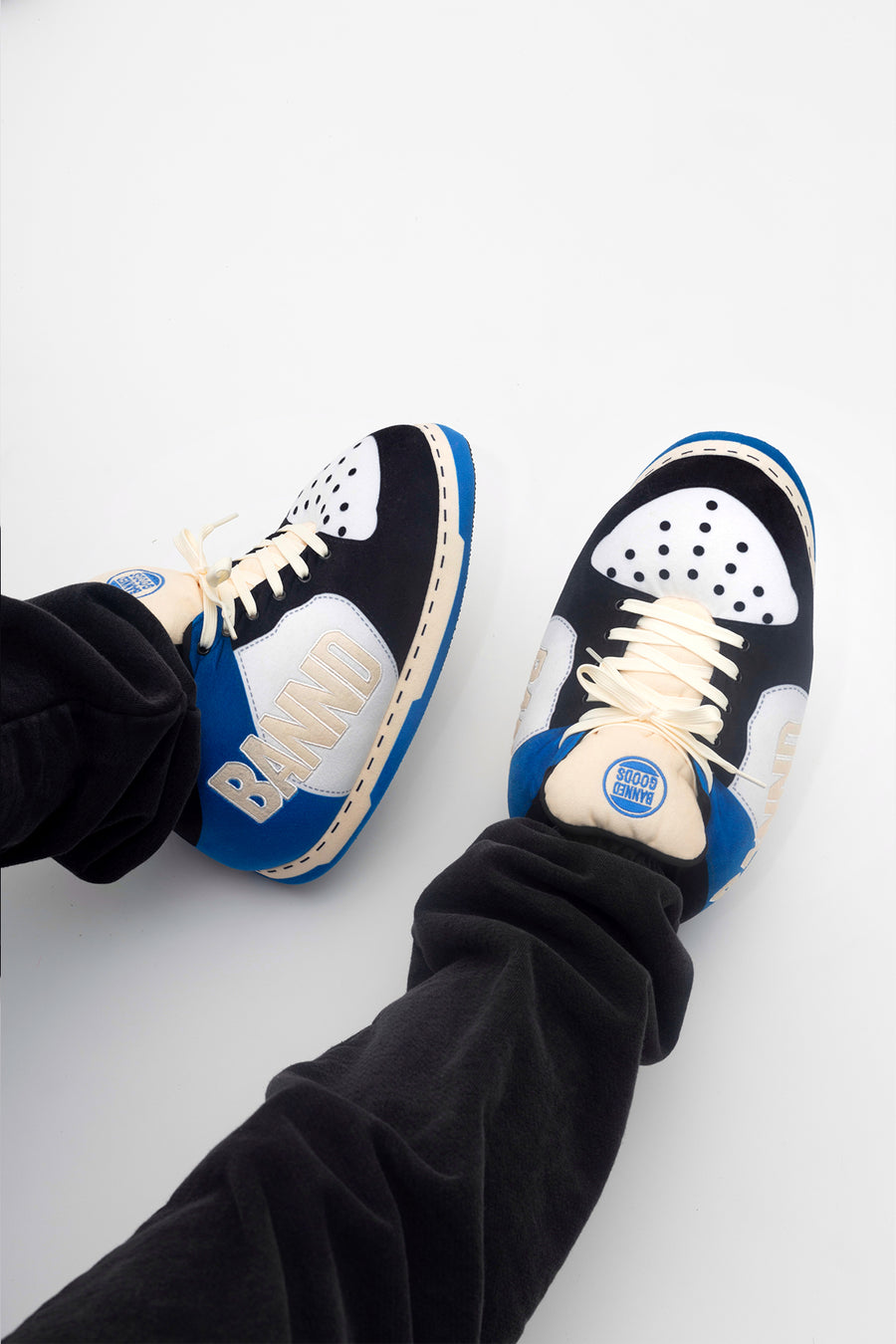 RETRO Blue Sneaker Slippers