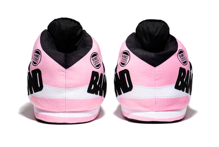 High Top “OG” Pink Toe Sneaker Slippers | One Size Fits Most
